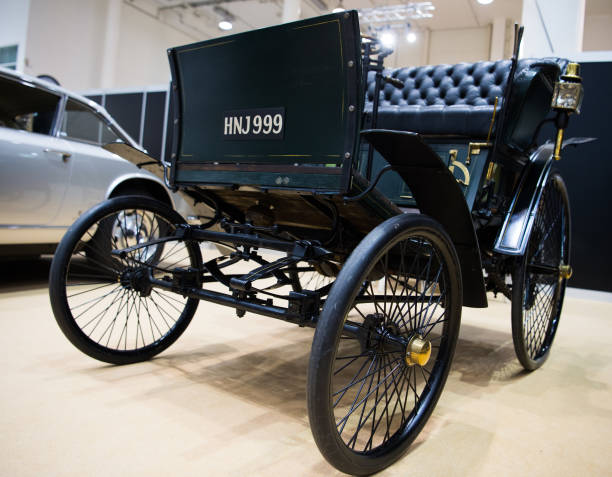 An 'International Benz Velo' of the brand 'Benz' can be seen during the Classis car fair 'Hamburg Motor Classics' in Hamburg, Germany, 13 October...