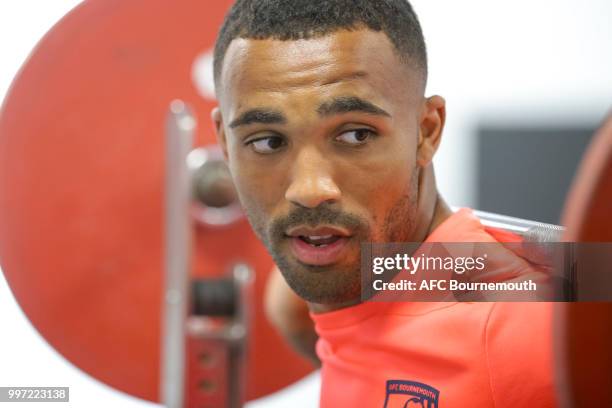 Jermain Defoe with Bournemouth manager Eddie Howe during training session at the clubs pre-season training camp at La Manga, Spain on July 12, 2018...