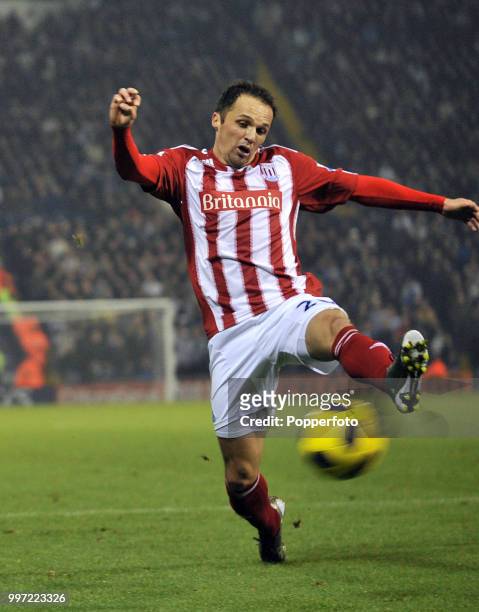 Matthew Etherington of Stoke City in action during the Barclays Premier League match between West Bromwich Albion and Stoke City at The Hawthorns on...