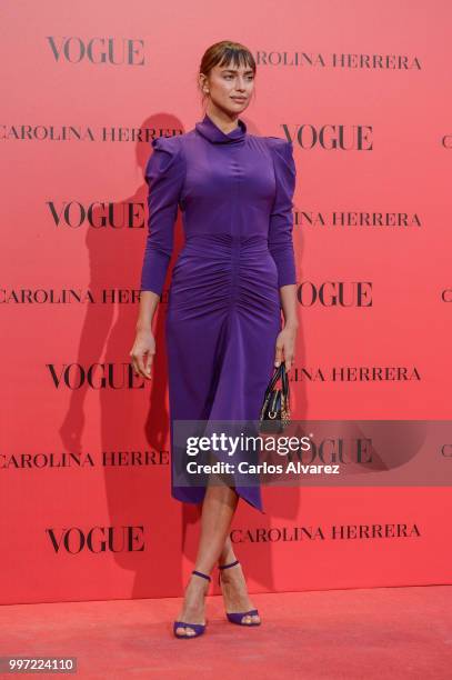 Irina Shayk attends Vogue 30th Anniversary Party at Casa Velazquez on July 12, 2018 in Madrid, Spain.
