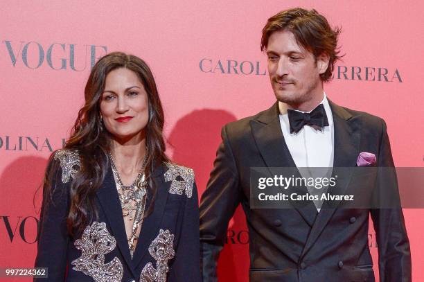 Liliana Yepes and Luis Medina attend Vogue 30th Anniversary Party at Casa Velazquez on July 12, 2018 in Madrid, Spain.