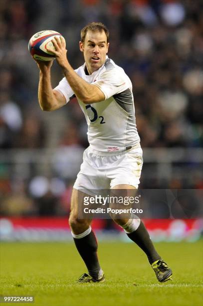 Charlie Hodgson of England in action during the Investec International match between England and South Africa at Twickenham Stadium on November 27,...