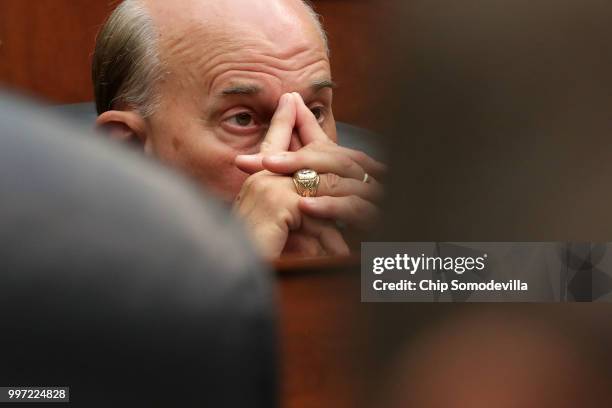 Rep. Louie Gohmert attends a joint hearing of the House Judiciary and Oversight and Government Reform committees in the Rayburn House Office Building...