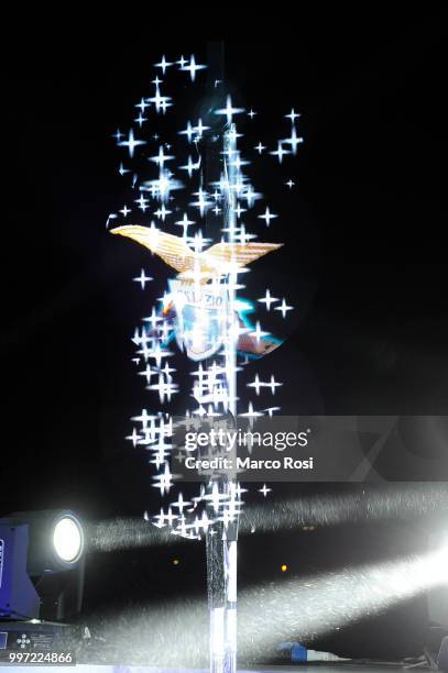 AA general view during the SS Lazio unveil new shirt for 2018-19 Season on July 12, 2018 in Rome, Italy.