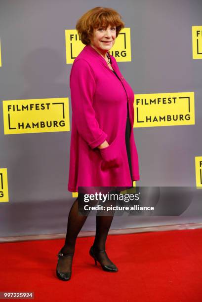 Actress Hannelore Hoger arriving to the German premiere of the two latest "Bella Block" sequels, "Stille Wasser" and "Am Abgrund" , during the...