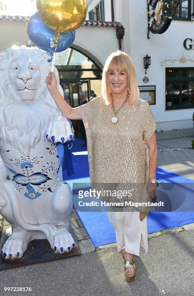 Patricia Riekel during the dinner Royal at the Gruenwalder Einkehr on July 12, 2018 in Munich, Germany.