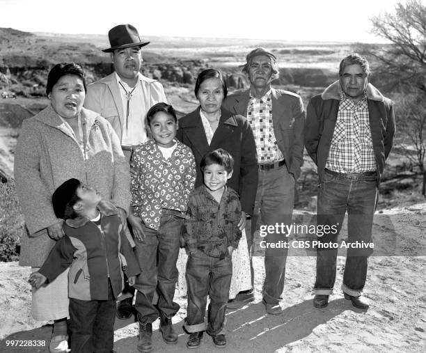 Children of Moenkopi Hopi Village, Tuba City, Arizona, featuring 9 year-old Edward Tuchawena, winner of the What Christmas Means to Me letter writing...