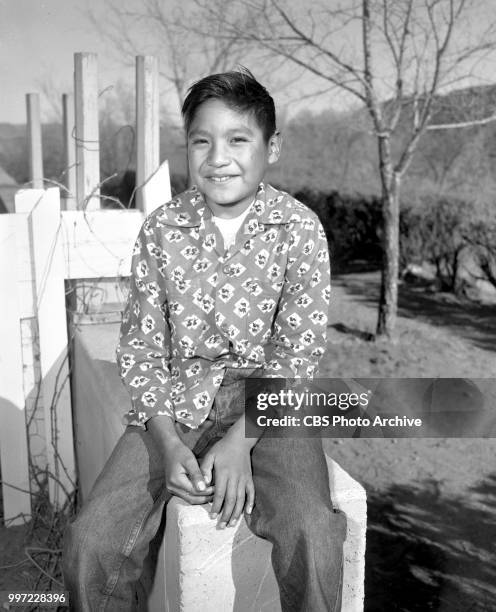 Children of Moenkopi Hopi Village, Tuba City, Arizona, featuring 9 year-old Edward Tuchawena, winner of the What Christmas Means to Me letter writing...