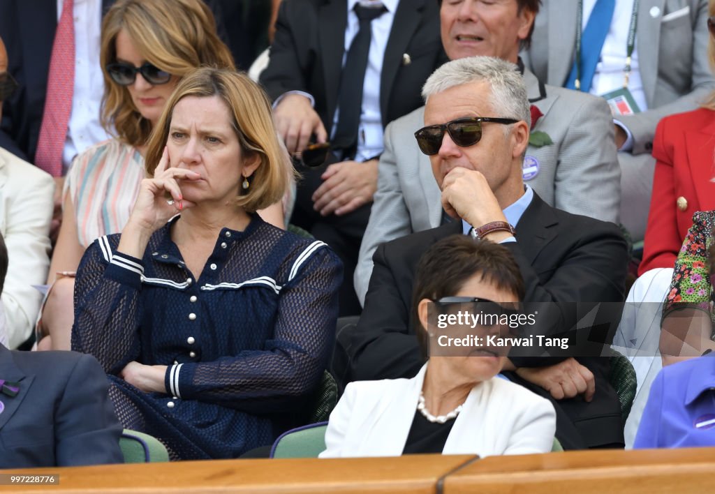 Celebrities Attend Wimbledon