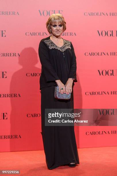 Rosa Tous attends Vogue 30th Anniversary Party at Casa Velazquez on July 12, 2018 in Madrid, Spain.