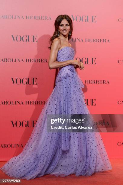 Goya Toledo attends Vogue 30th Anniversary Party at Casa Velazquez on July 12, 2018 in Madrid, Spain.