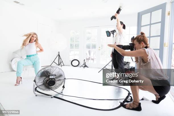 Model and Actress Amanda Paris attends the Giveback Day at The Artists Project on July 11, 2018 in Los Angeles, California.