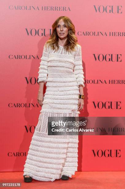 Teresa Helbig attends Vogue 30th Anniversary Party at Casa Velazquez on July 12, 2018 in Madrid, Spain.