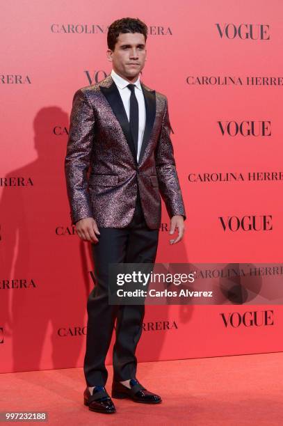 Alvaro Morte attends Vogue 30th Anniversary Party at Casa Velazquez on July 12, 2018 in Madrid, Spain.