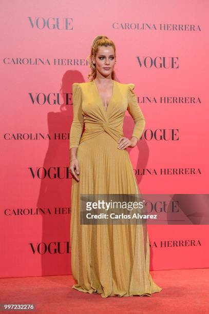 Alejandra Onieva attends Vogue 30th Anniversary Party at Casa Velazquez on July 12, 2018 in Madrid, Spain.