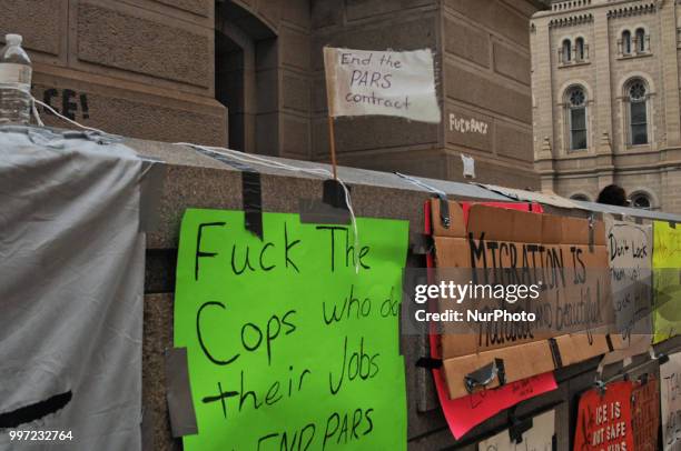 Occupy I.C.E. Philly continues their occupation of City Hall, holding teach-ins and a dance party calling for the abolition of Immigration and...