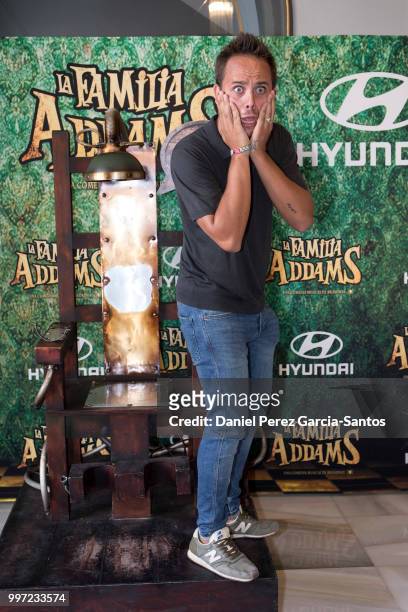 Tomas Garcia attends 'La Familia Addams' Malaga premiere on July 12, 2018 in Malaga, Spain.