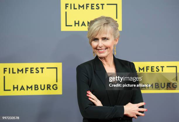 Swedish actress Annica Liljeblad arrives for the screen of the film 'The Square' at the Filmfest Hamburg in Hamburg, Germany, 14 October 2017. Photo:...