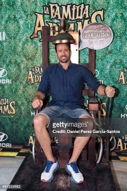 Pablo Puyol attends 'La Familia Addams' Malaga premiere on July 12, 2018 in Malaga, Spain.