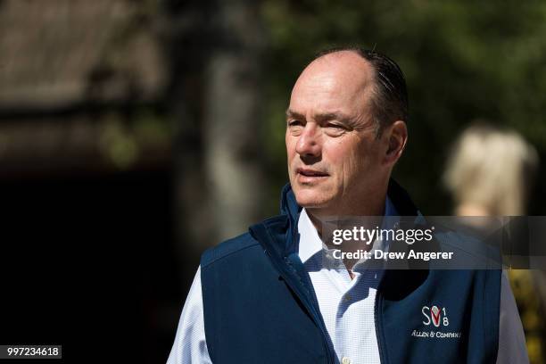 Tim Baxter, president and chief executive officer of Samsung Electronics America Inc., attends the annual Allen & Company Sun Valley Conference, July...