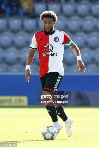 Tonny Vilhena of Feyenoord during the Uhrencup match between BSC Young Boys and Feyenoord at the Tissot Arena on July 11, 2018 in Biel, Switzerland