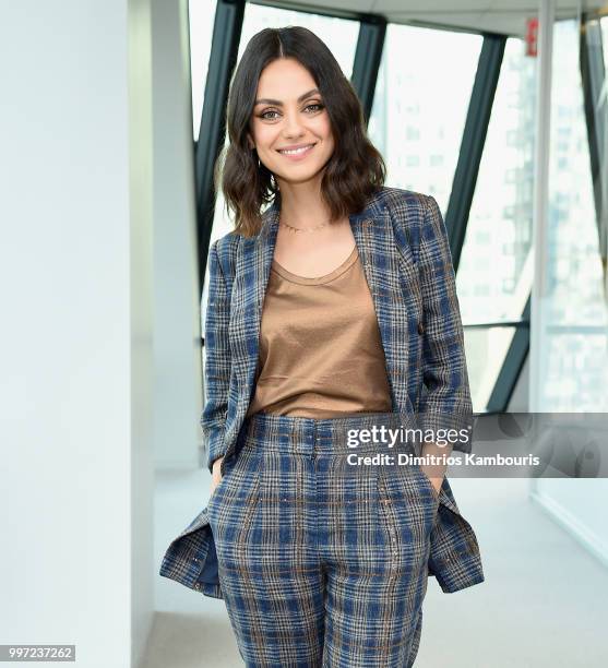 Mila Kunis attends The Screening Of "The Spy Who Dumped Me" at Hearst Tower on July 12, 2018 in New York City.