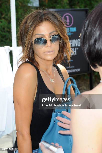 Peggy Sulahian attends the HydraFacial World Tour - Los Angeles on July 12, 2018 in Venice, California.