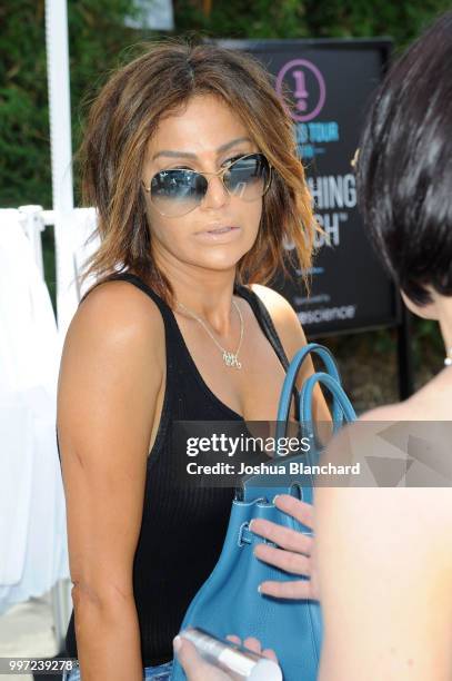 Peggy Sulahian attends the HydraFacial World Tour - Los Angeles on July 12, 2018 in Venice, California.