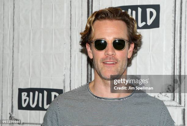 Actor James Van Der Beek attends the Build Series to discuss "Pose" at Build Studio on July 12, 2018 in New York City.