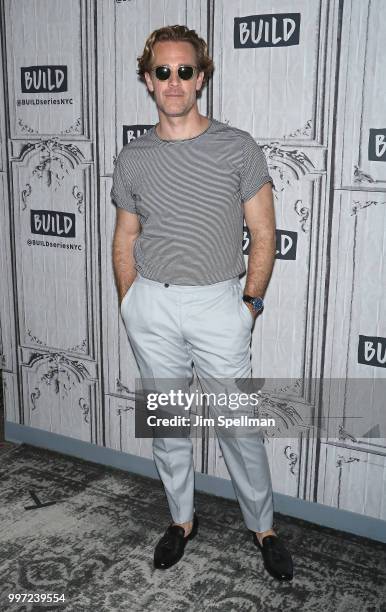 Actor James Van Der Beek attends the Build Series to discuss "Pose" at Build Studio on July 12, 2018 in New York City.