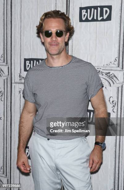 Actor James Van Der Beek attends the Build Series to discuss "Pose" at Build Studio on July 12, 2018 in New York City.