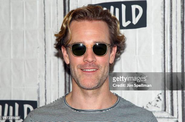 Actor James Van Der Beek attends the Build Series to discuss "Pose" at Build Studio on July 12, 2018 in New York City.
