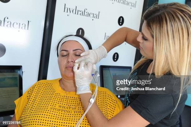 Mercedes "MJ" Javid attends the HydraFacial World Tour - Los Angeles on July 12, 2018 in Venice, California.