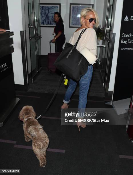 Kristin Chenoweth is seen on July 12, 2018 in Los Angeles, CA.