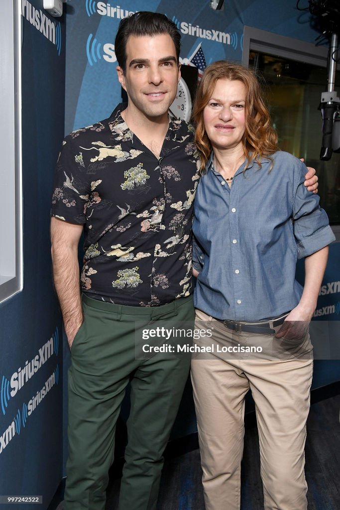 Celebrities Visit SiriusXM - July 12, 2018