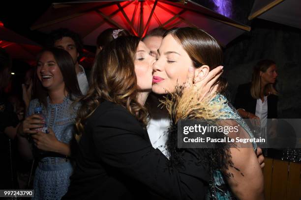 Rebecca Ferguson and Michelle Monaghan attend the cast reception following the global premiere of 'Mission: Impossible - Fallout' at Cafe de l'Homme...