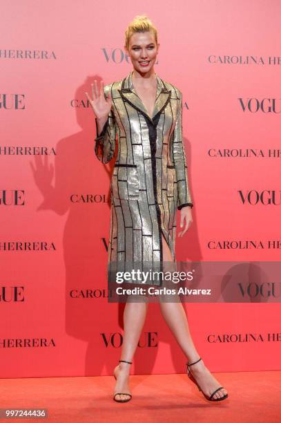 Karlie Kloss attends Vogue 30th Anniversary Party at Casa Velazquez on July 12, 2018 in Madrid, Spain.