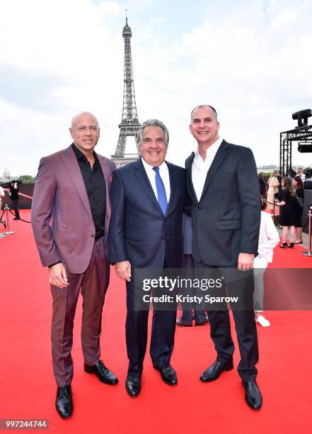 Paramount President of Domestic Theatrical Distribution Kyle Davies, Paramount Chairman and CEO Jim Gianopulos and Paramount President of...