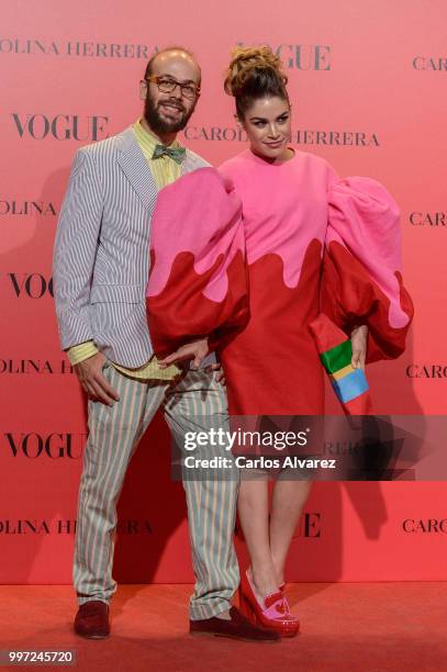 Tristan and Cosima Ramirez Ruiz de la Prada attends Vogue 30th Anniversary Party at Casa Velazquez on July 12, 2018 in Madrid, Spain.