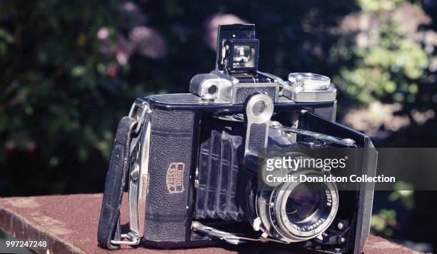 Vintage Kodak camera with a Zeiss Ikon insignia.