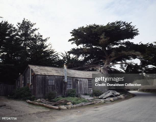 Whaler's Cabin at Whaler's Cove in 1984 at Point Lobos in Monterey, California.