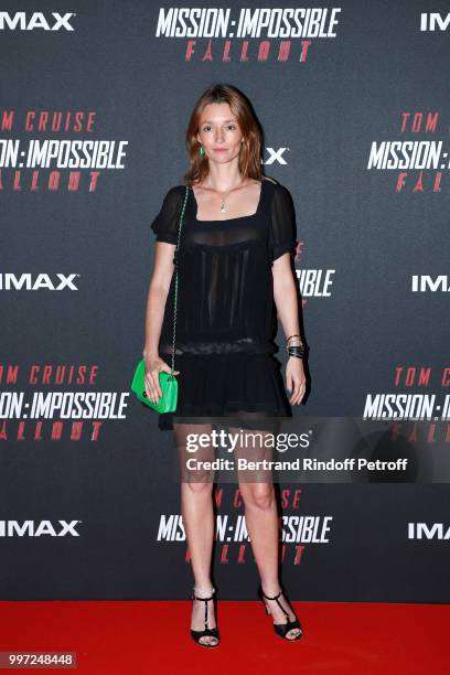 Audrey Marnay attends the Global Premiere of 'Mission: Impossible - Fallout' at Palais de Chaillot on July 12, 2018 in Paris, France.