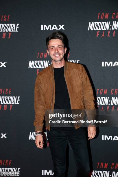 Guillaume Pley attends the Global Premiere of 'Mission: Impossible - Fallout' at Palais de Chaillot on July 12, 2018 in Paris, France.