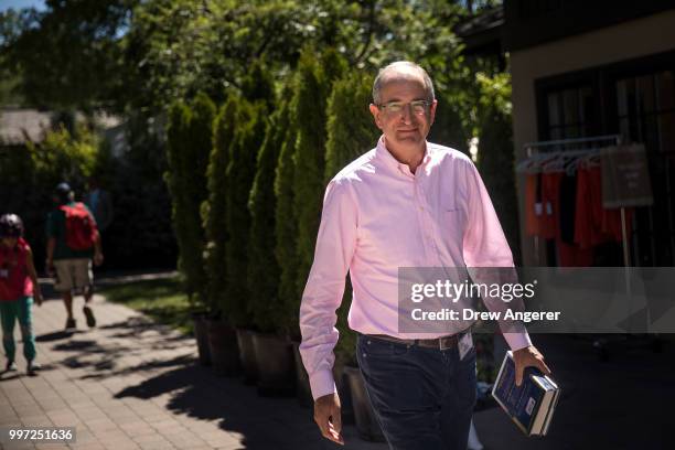 Brian Roberts, chief executive officer of Comcast, attends the annual Allen & Company Sun Valley Conference, July 12, 2018 in Sun Valley, Idaho....