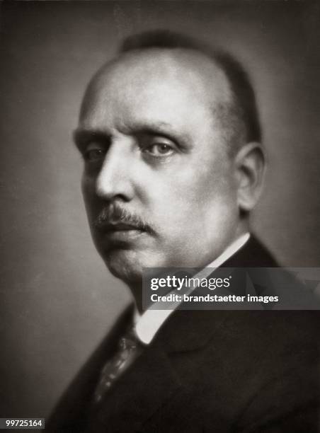 Austrian federal president Wilhelm Miklas. Photograph. April, 23rd 1929