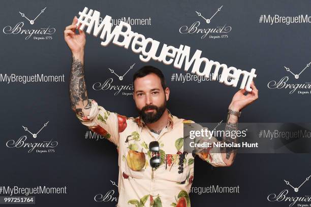 Mike Nouveau attends the Breguet "Classic Tour" at Carnegie Hall on July 12, 2018 in New York City.