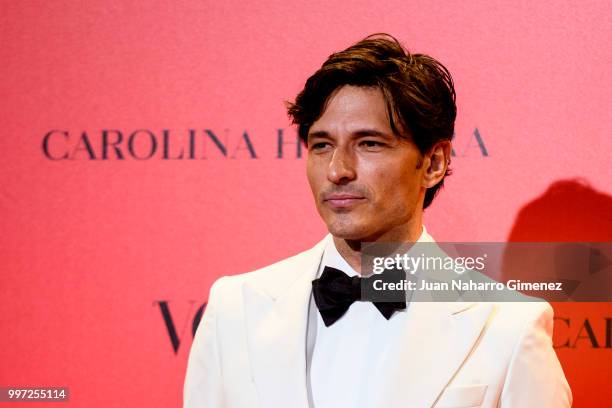 Andres Velencoso attends Vogue 30th Anniversary Party at Casa Velazquez on July 12, 2018 in Madrid, Spain.