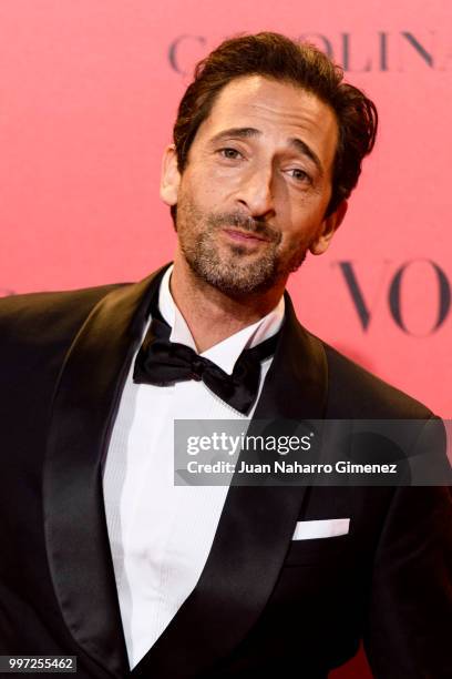 Adrien Brody attends Vogue 30th Anniversary Party at Casa Velazquez on July 12, 2018 in Madrid, Spain.