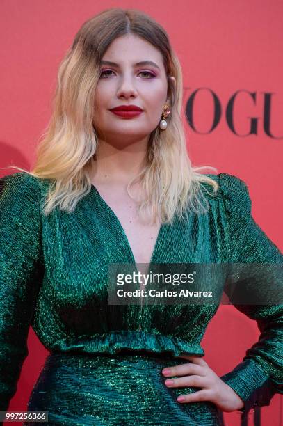 Miriam Giovanelli attends Vogue 30th Anniversary Party at Casa Velazquez on July 12, 2018 in Madrid, Spain.