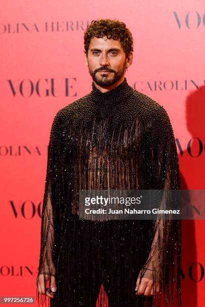 Paco Leon attends Vogue 30th Anniversary Party at Casa Velazquez on July 12, 2018 in Madrid, Spain.
